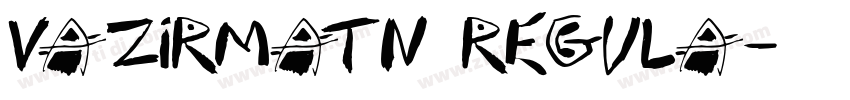 Vazirmatn Regula字体转换